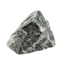 Raw Galena Mineral Crystal with Metallic Luster, Representing Concepts of Geology and Natural Resources.