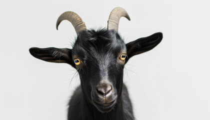 Naklejka premium Black goat