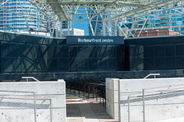 Fototapeta premium general view of Harbourfront Centre Concert Stage, an event venue, in Toronto, Canada