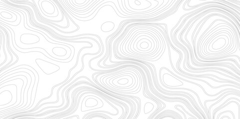 Gray abstract map contour lines background. Black on white contours vector topography stylized height of the lines. The concept of a conditional geography scheme and the terrain path.