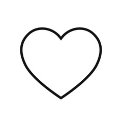 Heart outline icon