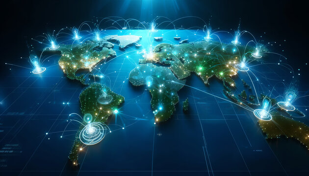 3D Image of an 'IP Address' in Cybersecurity