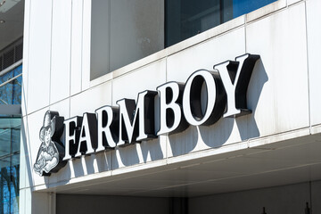Fototapeta premium Farm Boy sign in Toronto, Canada