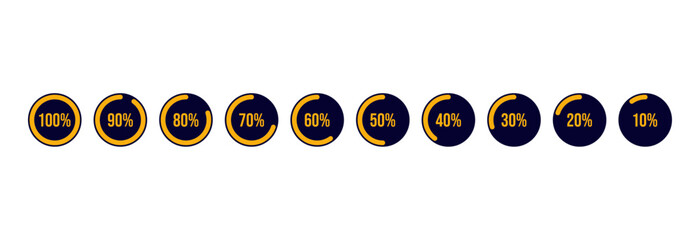 Set of discounts, percent discount set, Set of Sale badges, percent discount and off badge set, 10% to 1000% percentage price reduction label for cheap purchase set vector illustration.