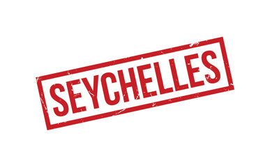 Seychelles Rubber Stamp Seal Vector