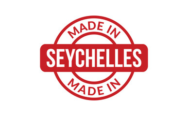 Made In Seychelles Rubber Stamp