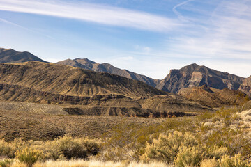 Beautiful utah mountains in the winter time