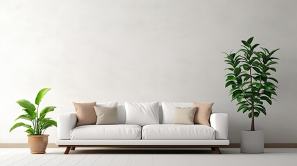 sofa interior white background