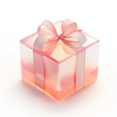 Shopping Festival Gift Design Material: Ground Glass Texture Gift Box