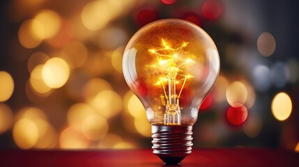 bulb isolated christmas lights