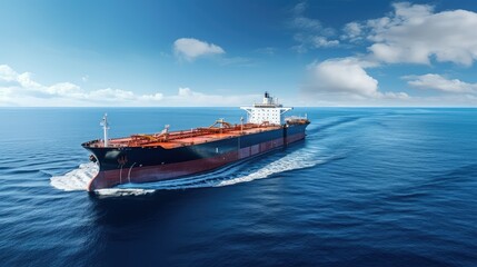 Obraz premium ocean oil tanker