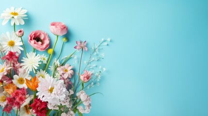 vibrant light turquoise background