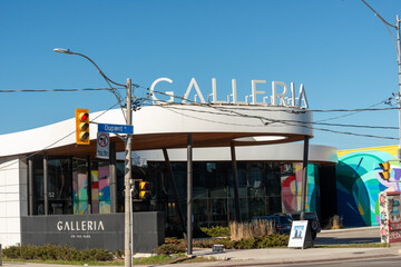 Fototapeta premium Galleria Condominium complex located at the south west corner at Dufferin Street and Dupont Street in Toronto, Canada - presentation center