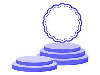 Podium Stage Product Frame Background
