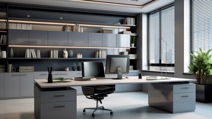 palette office background gray