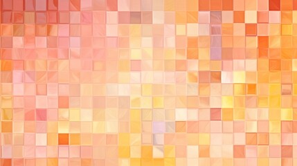 Peach ceramic tile close up, texture abstract background, Peach Fuzz.