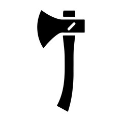 minimalist  Axe icon vector black color silhouette, Black color silhouette (1)