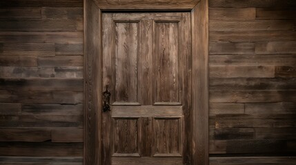 Obraz premium barn interior front door