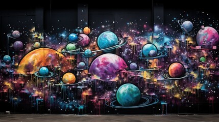 colors grafitti stars