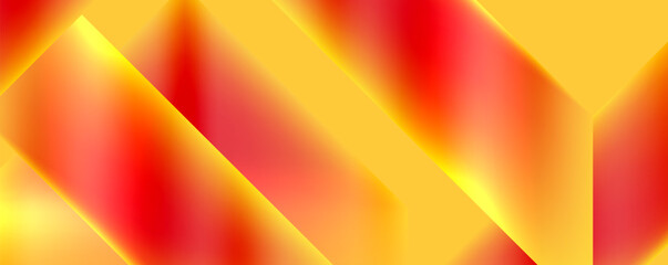 a red and yellow background with a gradient of red and yellow