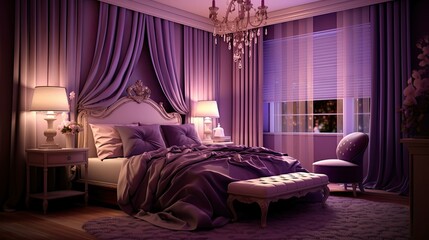 mauve purple home