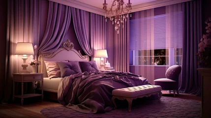 Badkamer foto achterwand mauve purple home © vectorwin