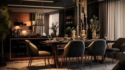 Fototapeta premium cozy apartment interior design