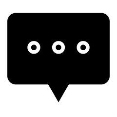 Chat vector icon. Talk  speech bubble icon