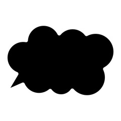 Chat vector icon. Talk  speech bubble icon