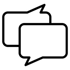 Chat vector icon. Talk  speech bubble icon