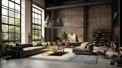 exposed industrial interior