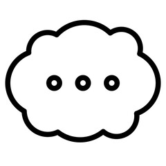 Chat vector icon. Talk  speech bubble icon