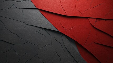 bold red and gray background