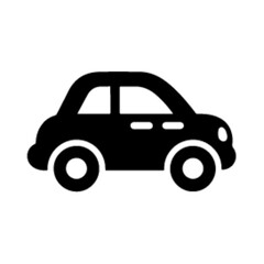 minimalist car icon vector black color silhouette, Black color silhouette-15