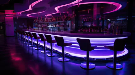 Foto op Canvas modern purple bar © vectorwin