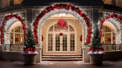building christmas lights wreath