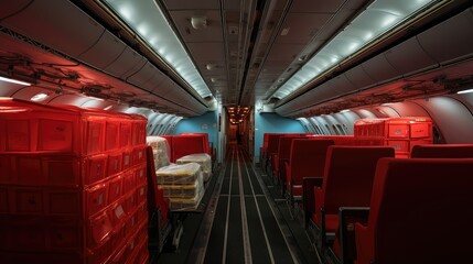 aisle airline interior