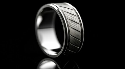 design mens silver ring