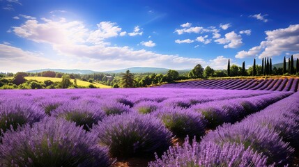 Obraz premium lavender beautiful flower farm