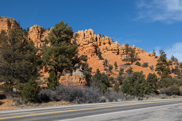 Beautiful utah and nevada mountains