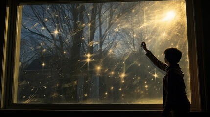 Fototapeta premium creativity drawn stars
