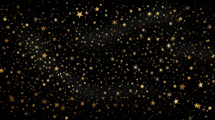 Foto op Canvas cosmic seamless stars © vectorwin