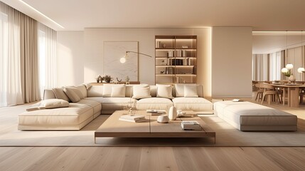 aesthetic blurred luxury apartment interior