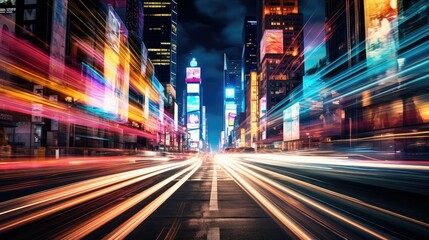 Fototapeta premium mesmerizing blur light