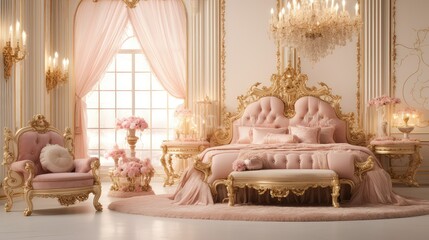 scheme pink and gold
