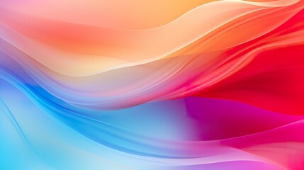 Obraz premium Smooth and blurry colorful gradient mesh background. Modern bright rainbow colors