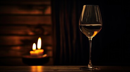 atmosphere wine glass dark background