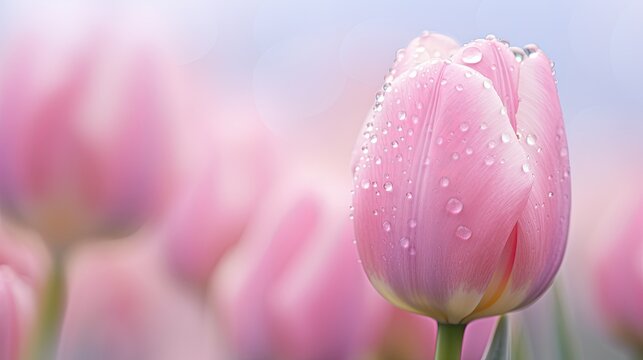 petals tulips pink