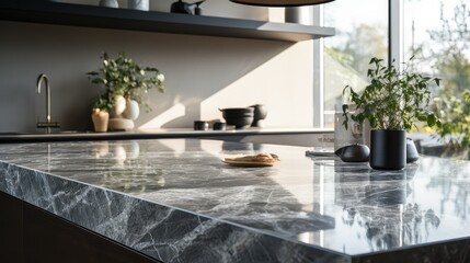countertop grey marble
