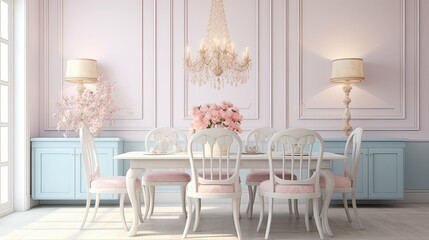 room pastel furniture